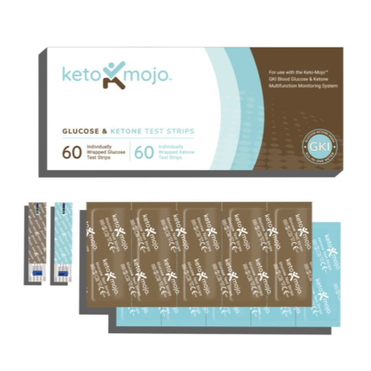 Keto Mojo GKI Test Strips (60 Glucose + 60 Ketones) - THE COMBO PACK –  Ketosource Europe
